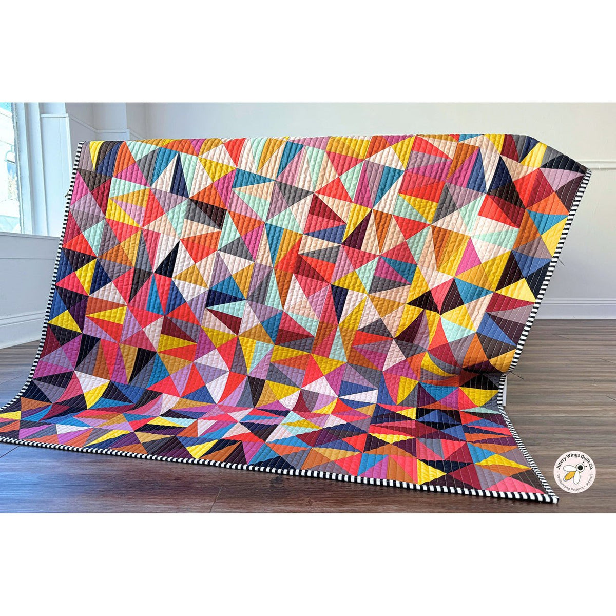 Hush Punk Quilt Pattern by Mitzie Schafer – Jittery Wings Quilt Co. (5 Sizes) - QuiltingJoyPDX
