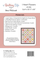I Heart Flowers Quilt Pattern by Quilting Life Designs – Sherri McConnell - QuiltingJoyPDX