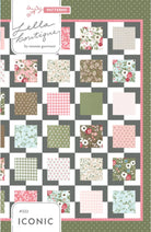 Iconic Quilt Pattern by Lella Boutique - approx 78.5" x 78.5" finished size - QuiltingJoyPDX