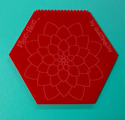 Introducing the Plexi-Hexi! A Grandmother's Flower Garden Quilt Template Tool. EPP Paper Piecing