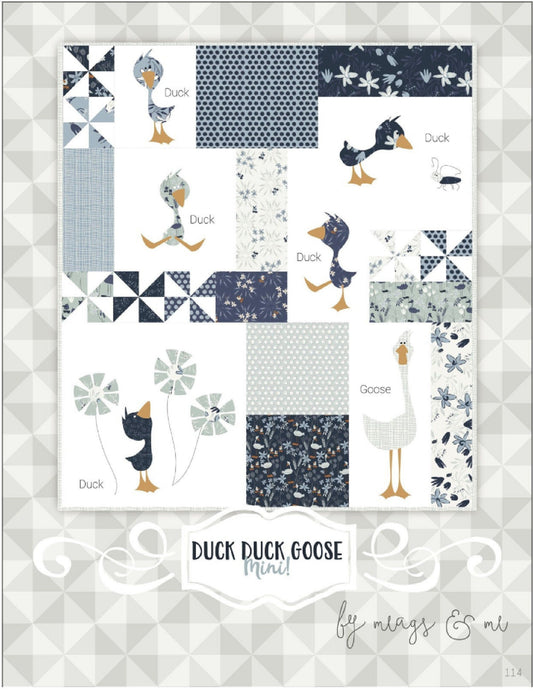 Duck Duck Goose MINI Pattern by meags & me.  Finished size approximately 40" x 45"