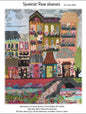 Spanish Row Houses Pattern by Laura Heine - finished size approx 28" W x 34" L