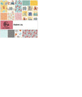 Elephant Joy Fabric Jellyroll: Terry Runyan Benartex 2.5" x 42" Cotton Strips