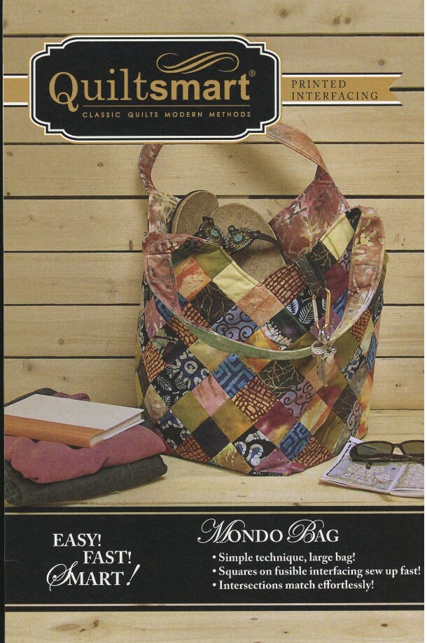 Quiltsmart Mondo Bag Interfacing - instructions not included.  Makes one Mondo Bag.