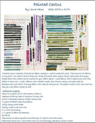 Laura Heine Painted Cactus Collage Quilt Pattern (20" x 41")