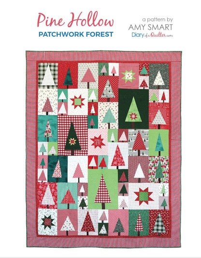 Pine Hollow Patchwork Forest Quilt Pattern by Amy Smart