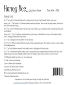 Honey Bee Quilt Pattern by Laura Heine (45" x 36")
