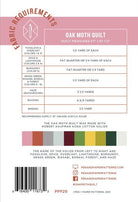 Oak Moth Quilt Pattern by Pen + Paper Patterns (57" x 67.5")