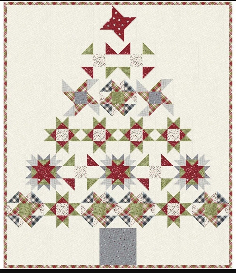 Christmas at Home Pattern by LavenderLime - 36-1/2" x 42-1/2"