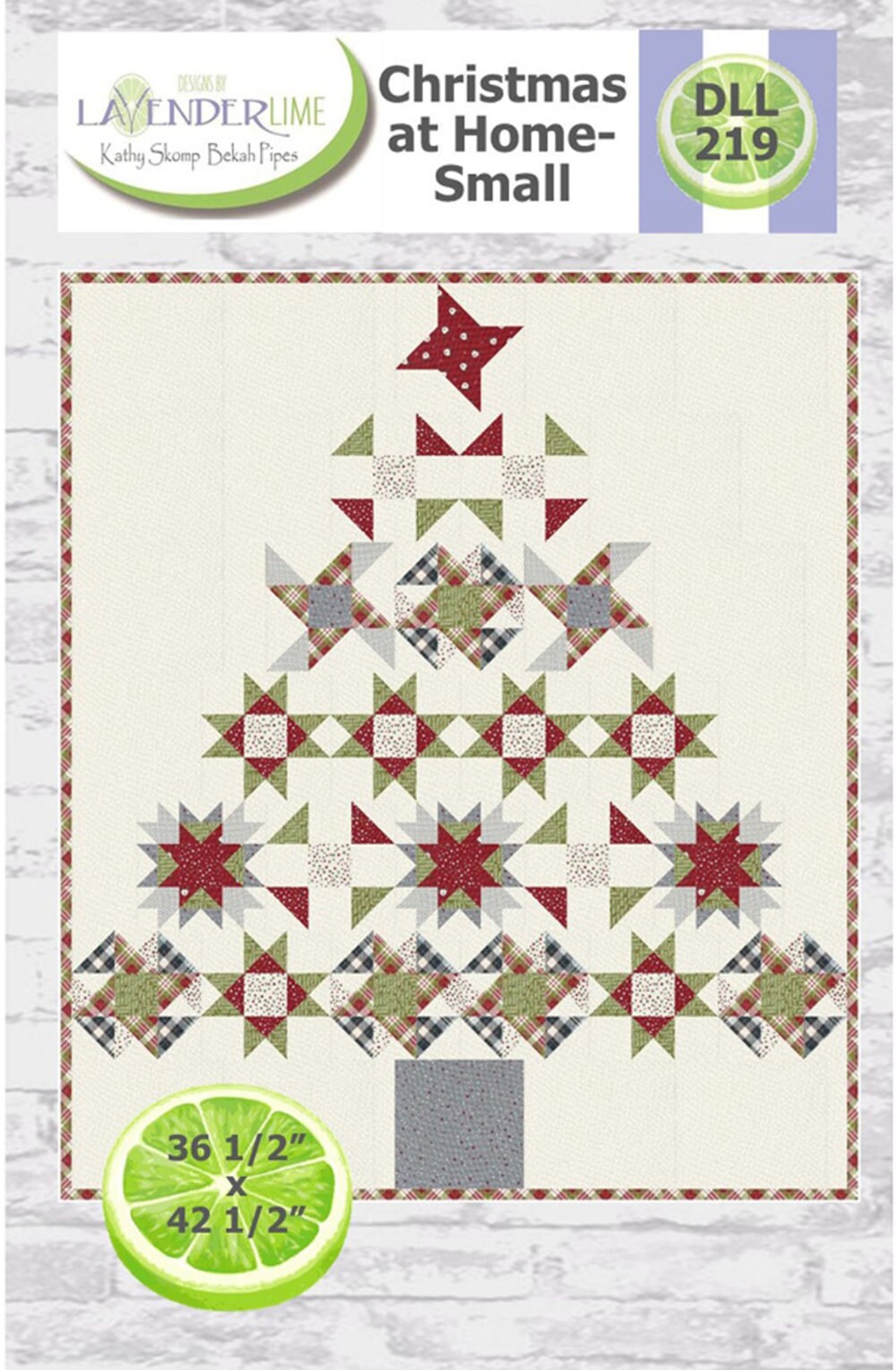 Christmas at Home Pattern by LavenderLime - 36-1/2" x 42-1/2"