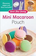 Mini Macaroon Pouch Pattern - includes Zipper and Discs.  Finished size about 2-1/4" x 1-1/8"