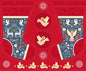 Peace & Joy Christmas Stocking Panel