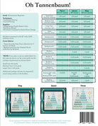 Oh Tannnenbaum! Quilt Pattern designed by Rachel Rossi