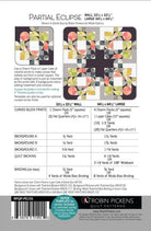 Partial Eclipse Quilt Pattern: Charm Pack & Layer Cake Friendly