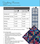 Snowberry Table Runner Pattern: Freezer Paper Piecing (13.5" x 40")
