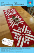 Snowberry Table Runner Pattern: Freezer Paper Piecing (13.5" x 40")