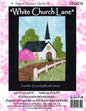 White Church Lane Laser Cut Mini-quilt Kit by Sweet Season Quilts. Finished size 8" w x 10" h