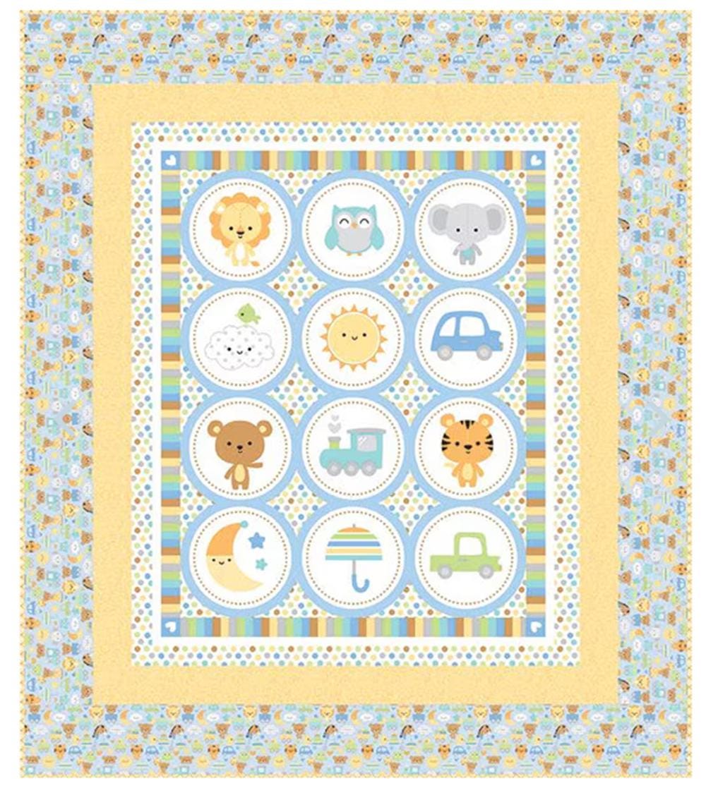 Riley Blake Special Delivery Panel Quilt Boxed Kit Free Shipping! 52" x 59.5"