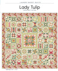 Lady Tulip Quilt Pattern: Pieced Design (74-1/2" x 74-1/2")