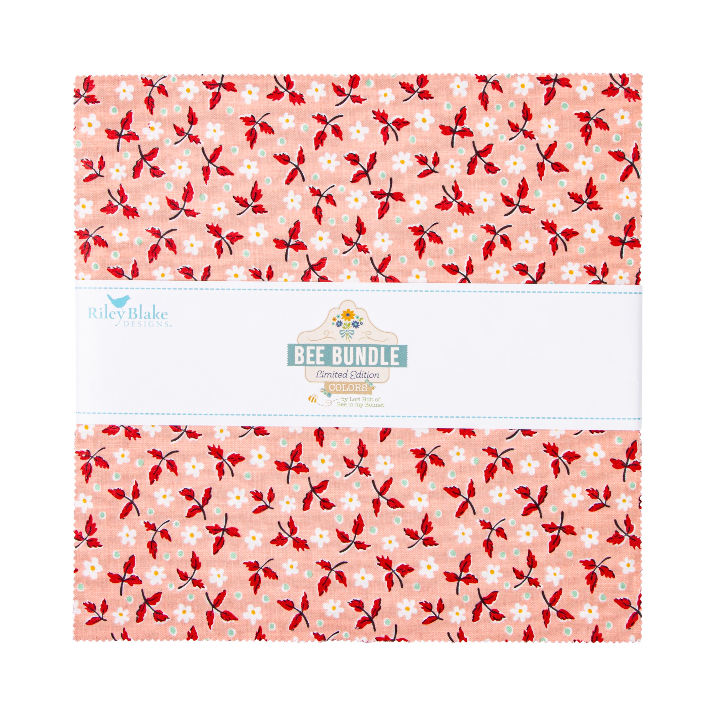 Bee Bundle Fabric Squares: Lori Holt Limited Edition, 10 inch, 42 Pcs