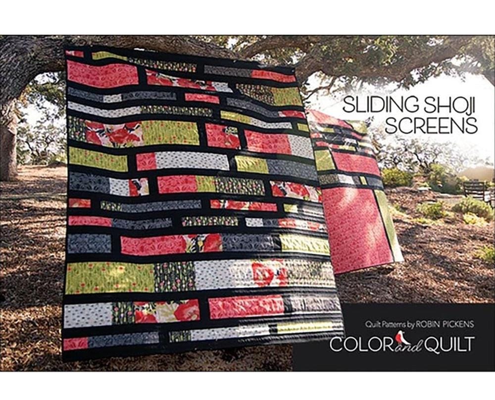 Sliding Shoji Screens Quilt Pattern by Robin Pickens. Precut Friendly. 60" x 74"