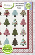 Around the Christmas Tree Quilt Pattern: Table Runner Included (62x72, 90x16)