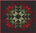 Starburst Flannel Quilt Kit: Bonnie Sullivan Pattern, Holiday Warmth Variation