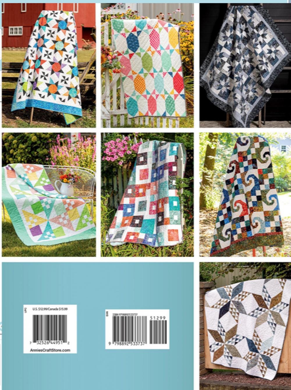 Forever Fabulous Fat Quarter Quilts: 9 Patchwork Designs - Softcover Book