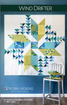 Wind Drifter Quilt Pattern by Robin Pickens - 2 sizes included - pattern only