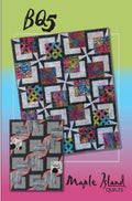 BQ5 Quilt Pattern by Debbie Bowles - 2 block sizes included - pattern only. Precut friendly