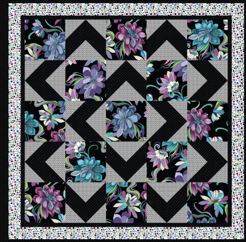 Walk About Quilt - by Ann Lauer - 4 sizes include - pattern only