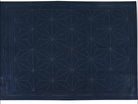 Olympus Sashiko Placemat - 32cm x 45cm Navy Blue - markings disappear when washed