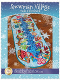 Snowman Village Table Runner Pattern: Winter Decor (20" x 52")