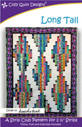 Long Tall Quilt Pattern, from Cozy Strip Club - tailored for 2.5" strips
