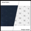 Olympus Sashiko Placemat - 32cm x 45cm Navy Blue - markings disappear when washed