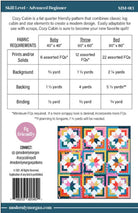 Cozy Cabin Quilt Pattern by Morgan Mccollough - Baby, Throw, and Bed sizes