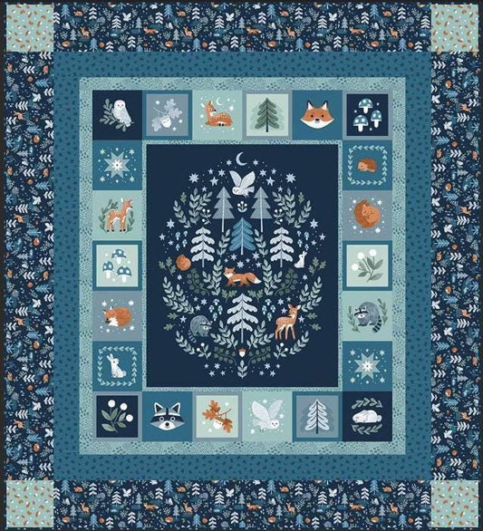 Twilight Creatures Quilt Kit from Riley Blake - At Home Boxed Quilt-Includes fabric, pattern booklet, templates. Free Shipping
