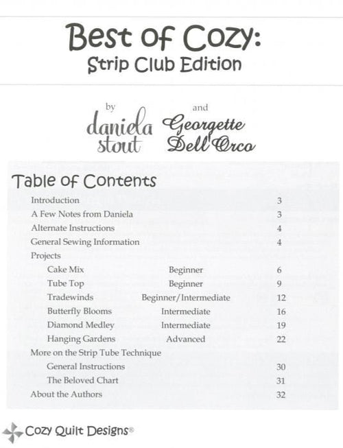 Best of Cozy Quilt Designs: Strip Club Patterns Book