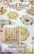 French Roses Quilt Pattern: Soft Edge Applique (57" x 57")