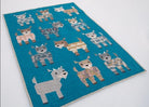 Kidding Around Goats in Pajamas Quilt Pattern by Art East - 43' x 60"