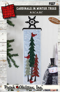 Cardinals in Winter Trees Quilt Pattern - 6.5" x 22"