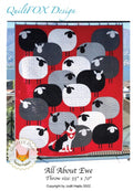 Sheep Quilt Pattern: All About Ewe Design (55" x 70")