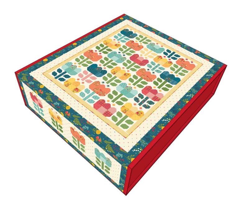 First Blooms Tulip Festival Quilt Kit by Heather Peterson, from Riley Blake