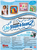 Lite Steam-A-Seam 2: Double Stick Fusible Web - 9" x 12" (5 Sheets)