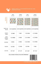 Triangle Hexies Quilt Pattern: Modern Hexagon Design