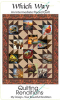 Which Way by Kari Nichols from Quilting Renditions - instructions for 3 sized included.