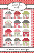 Picket Fence Cottages Quilt Pattern by Corey Yoder (74" x 95")