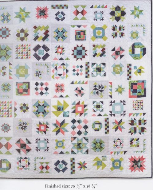 Summer Moon Block of the Month book by Carrie Nelson - 10 month BOM