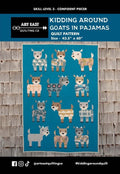 Kidding Around Goats in Pajamas Quilt Pattern by Art East - 43' x 60"