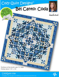 Bel Canto: Coda BOM Quilt Pattern from Cozy Quilt Designs - 110 x 110